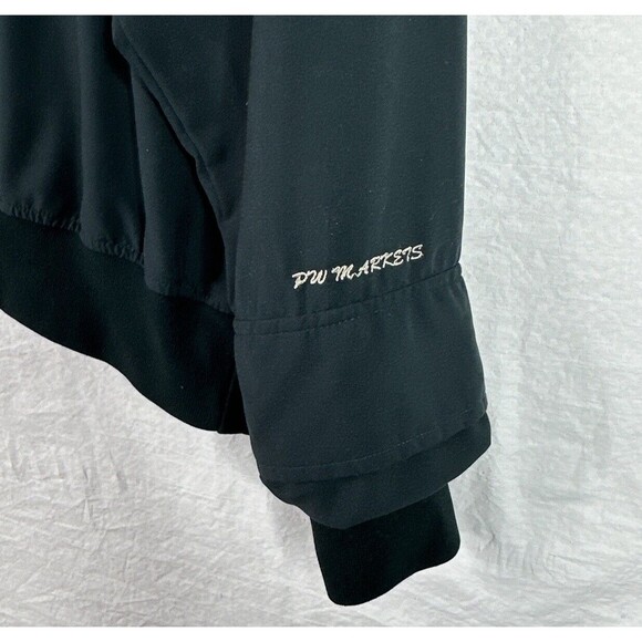 Zero Restriction Golf Outerwear Mens Jacket Large Green Long Sleeve 1/4 Snaps - Picture 4 of 13